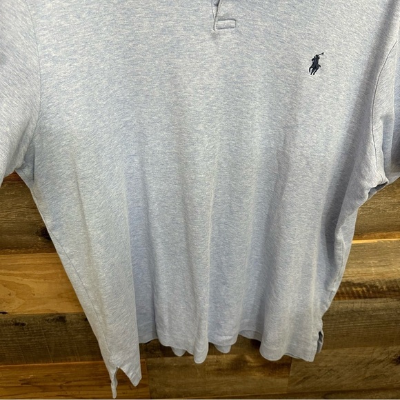 Polo Ralph Lauren Light Blue Short Sleeve Polo Shirt Men’s Size XXL 100% Cotton - Picture 4 of 6